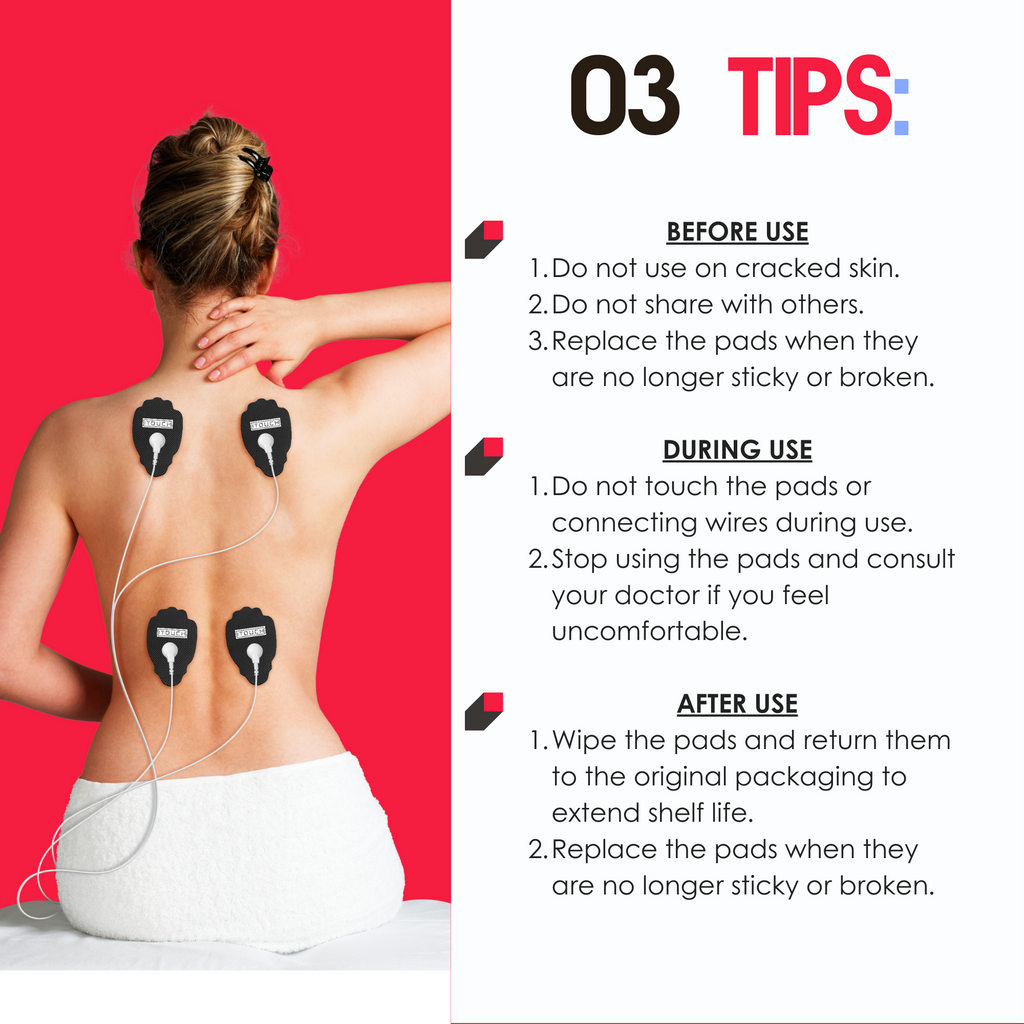 M-size TENS Electrode Up To Pads 50 Pairs