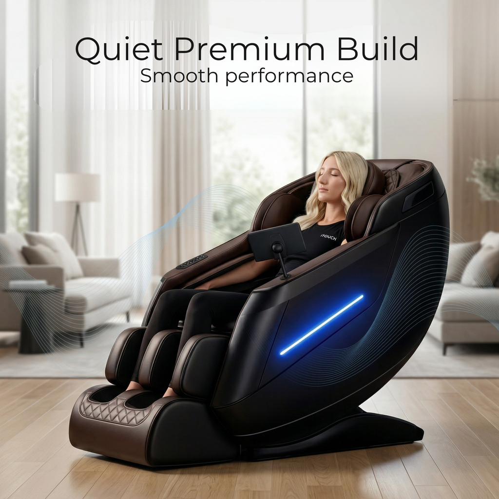 AI Massage Chair (Model P9) Brown