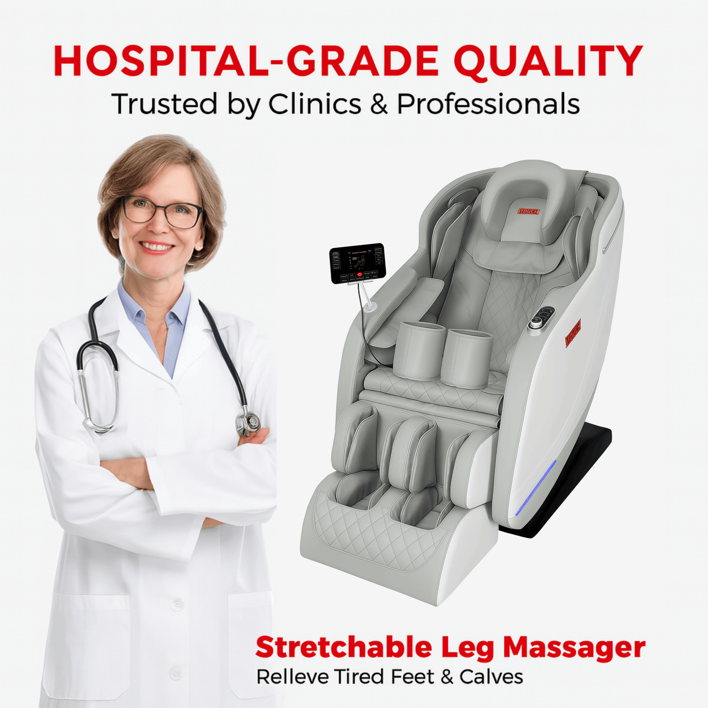 ITOUCH AI Full Body Massage Chair – Medical Grade, 10,000+ Hours Motor Life