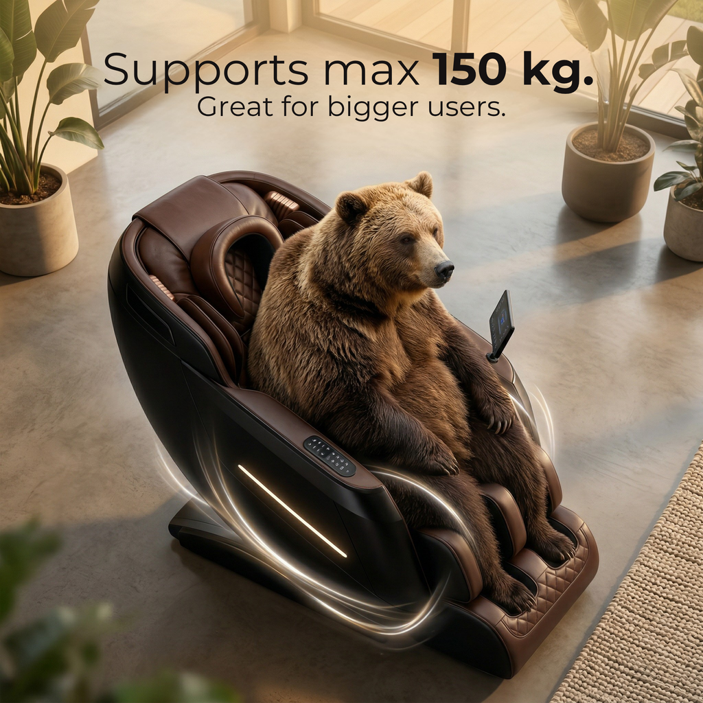 AI Massage Chair (Model P9) Brown
