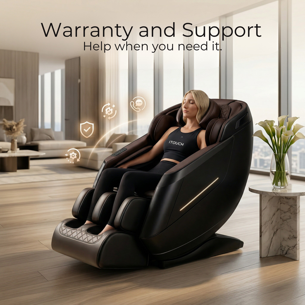 AI Massage Chair (Model P9) Brown