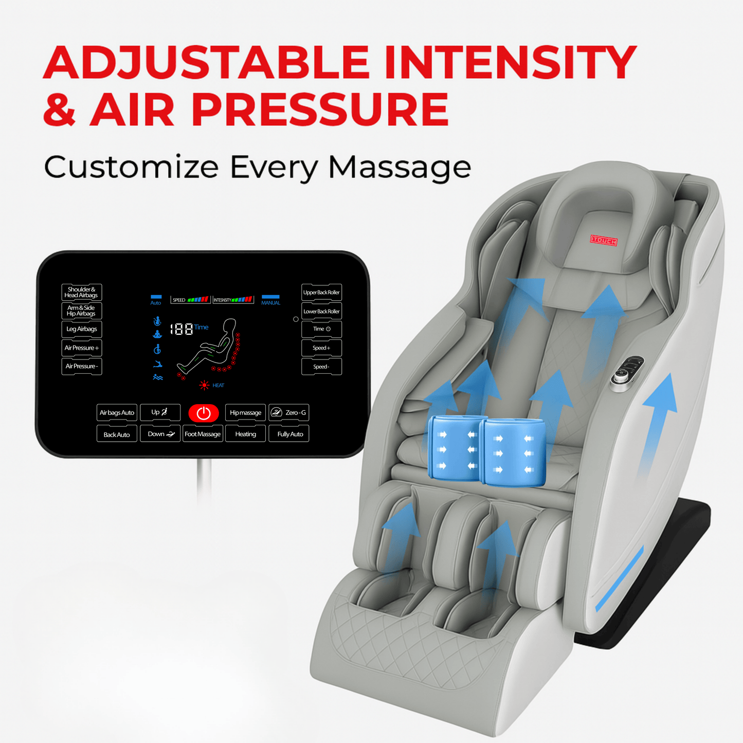 ITOUCH AI Full Body Massage Chair – Medical Grade, 10,000+ Hours Motor Life