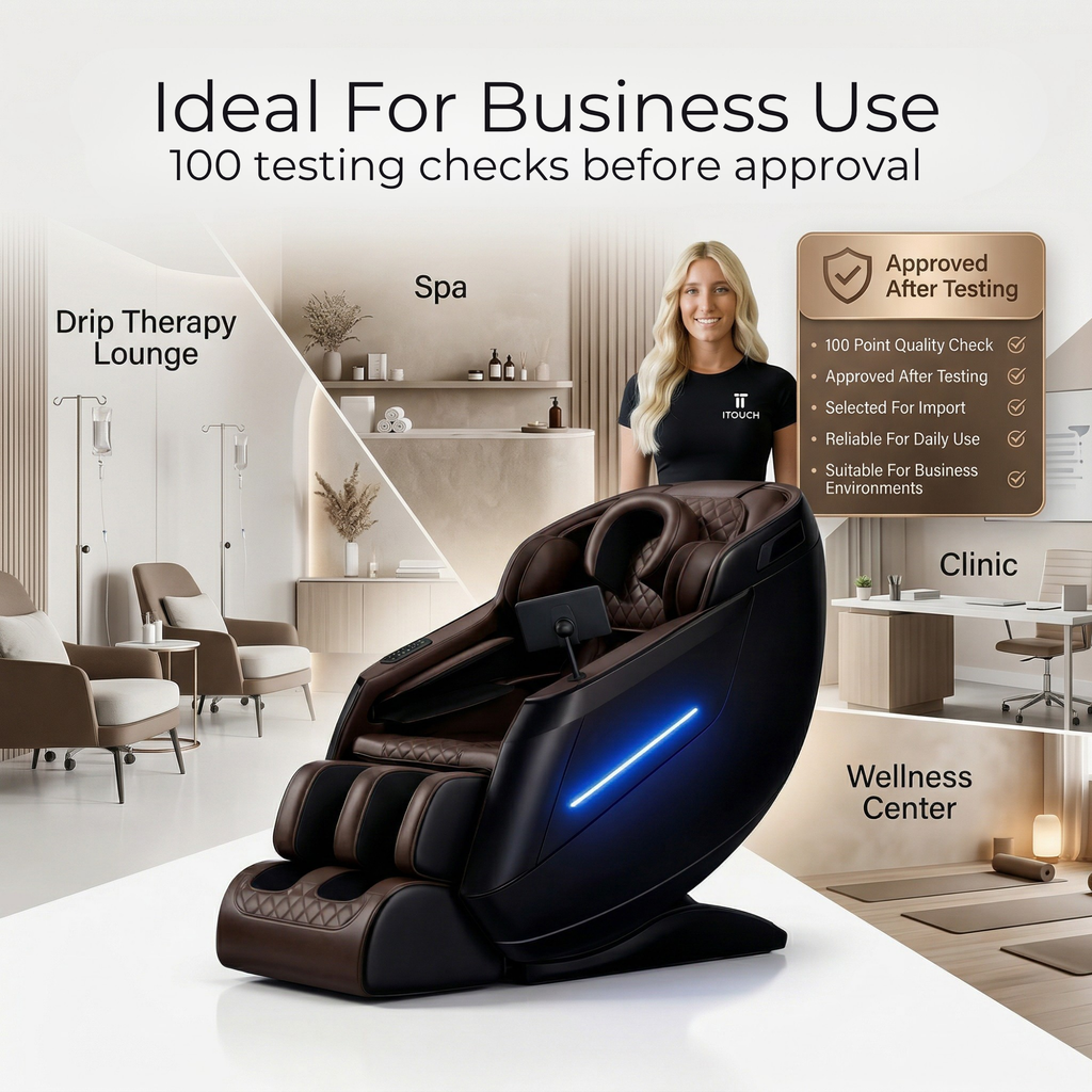 AI Massage Chair (Model P9) Brown
