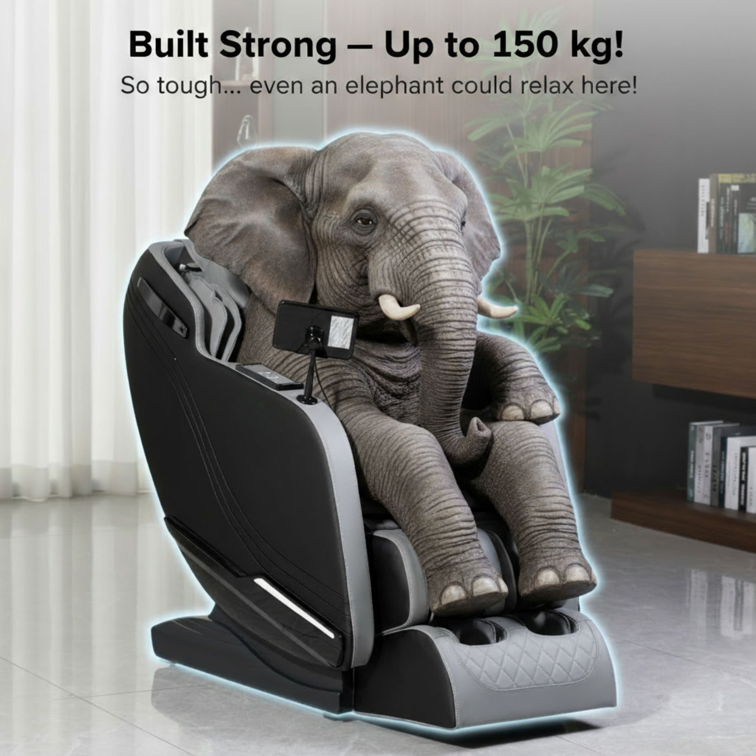 AI Massage Chair (Model VD-8300) Black/Gray