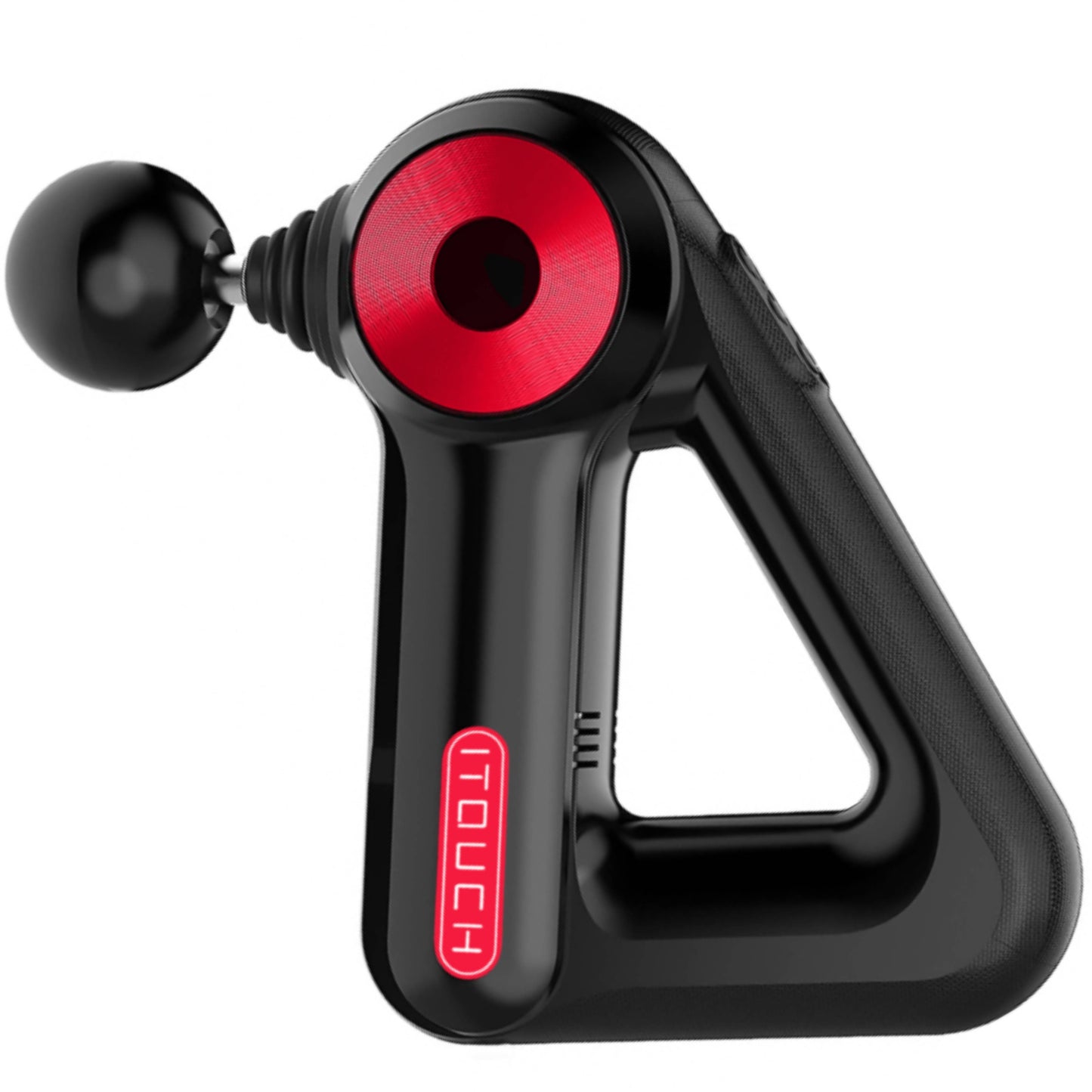 ITOUCH Deep Tissue Massage Gun – 5 Speeds, 12 Heads, 10–16mm Amplifier