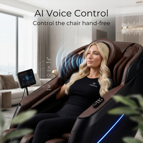 AI Massage Chair (Model P9) Brown