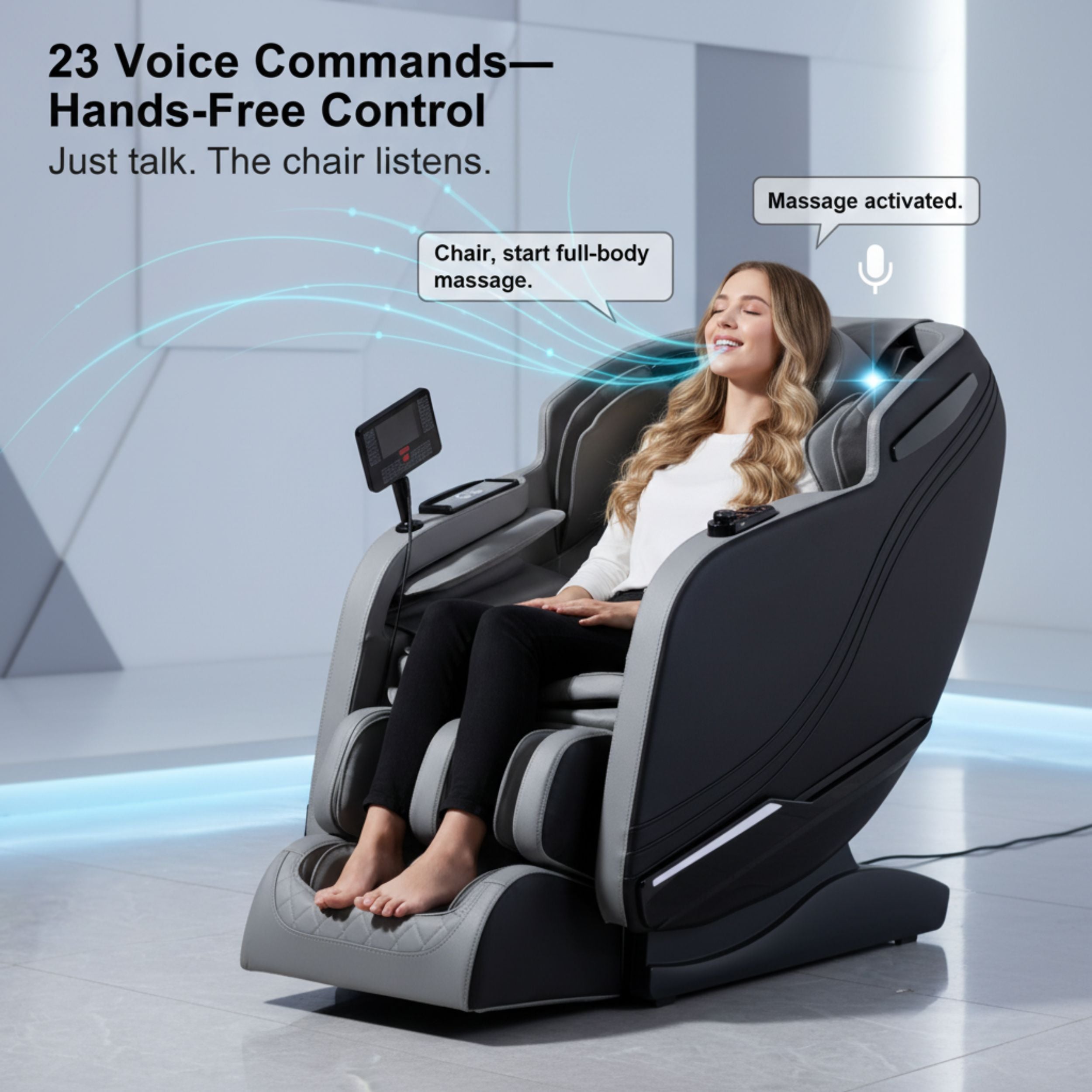 AI Massage Chair (Model VD-8300) Black/Gray