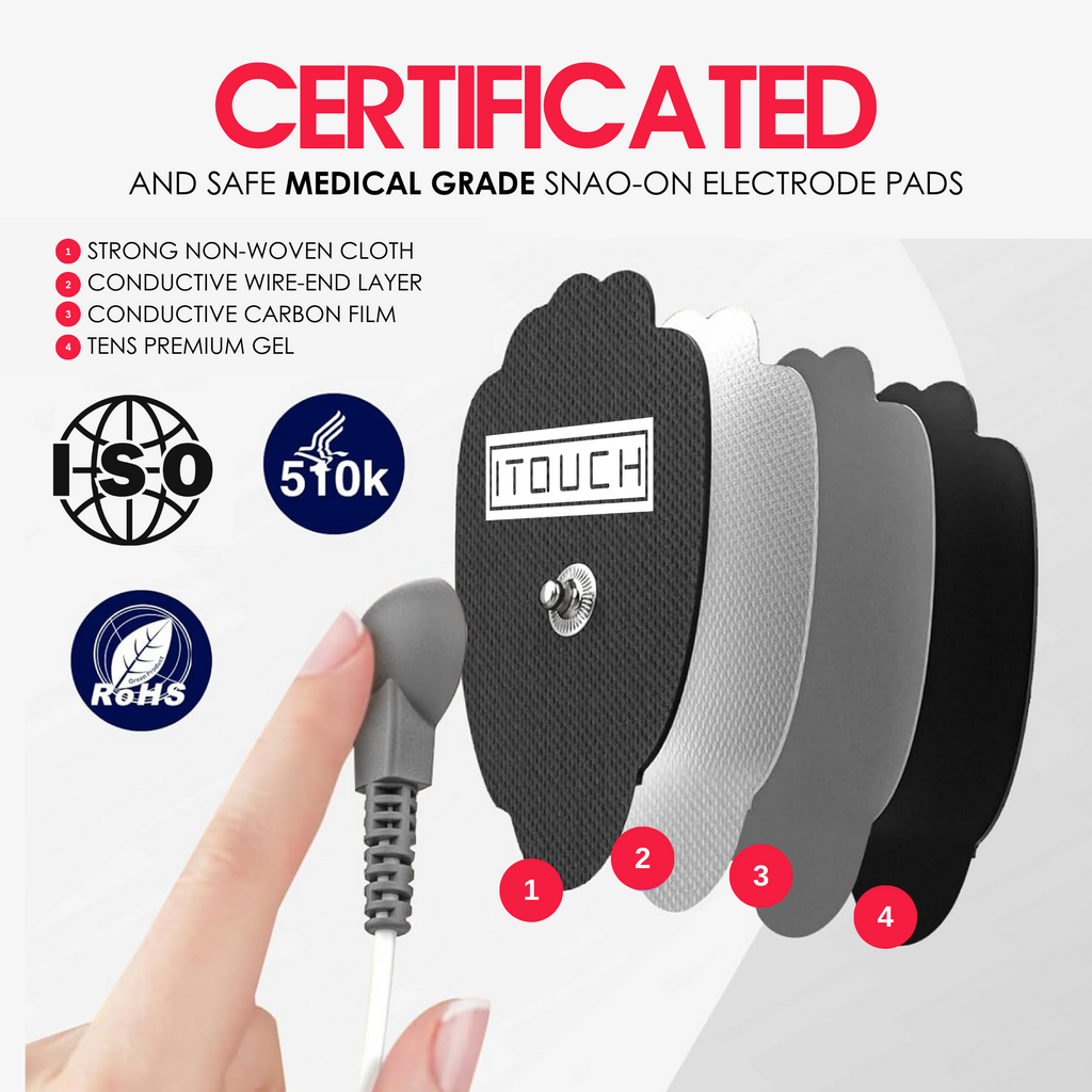 M-size TENS Electrode Up To Pads 50 Pairs