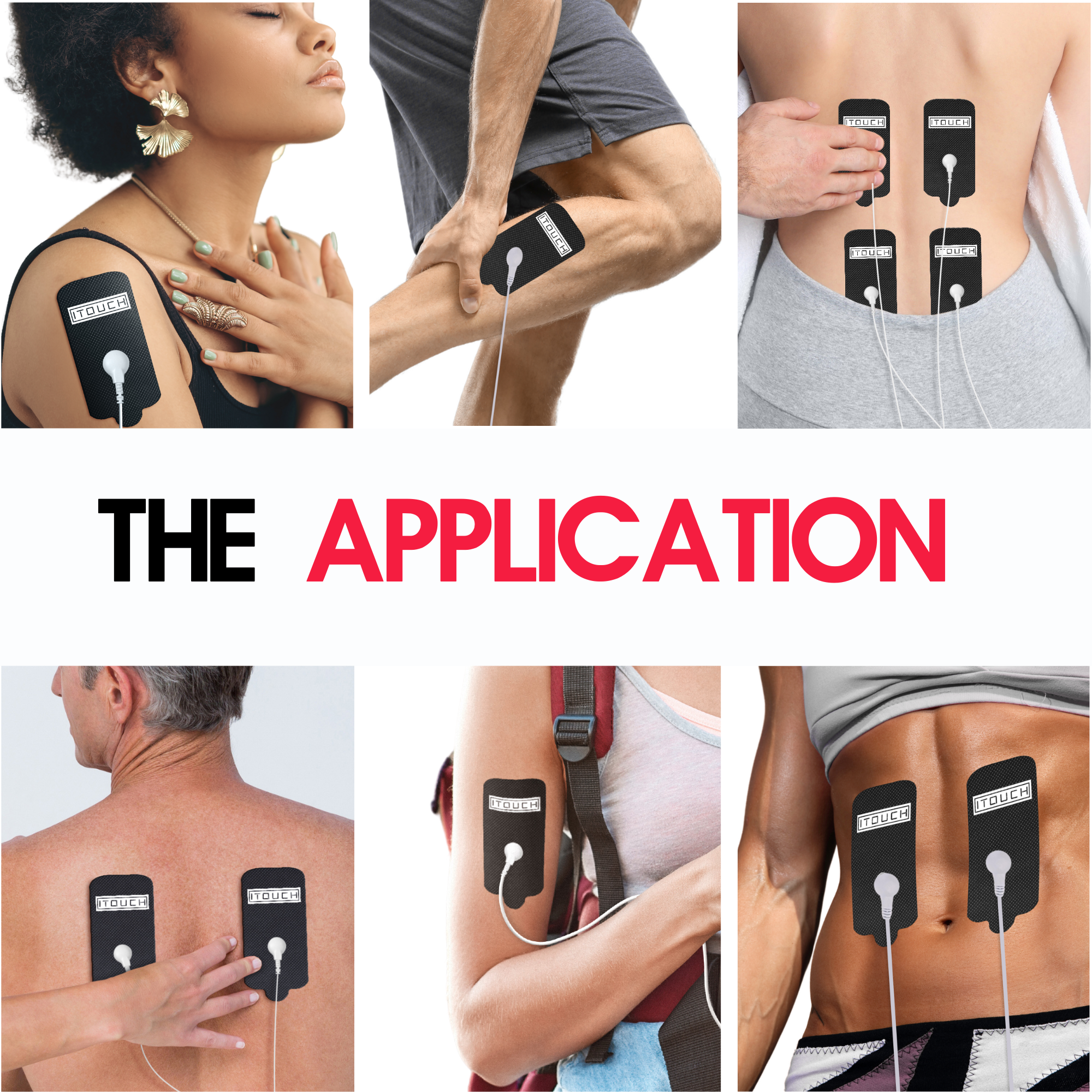 XL-Size TENS Electrode Up To Pads 50 Pairs