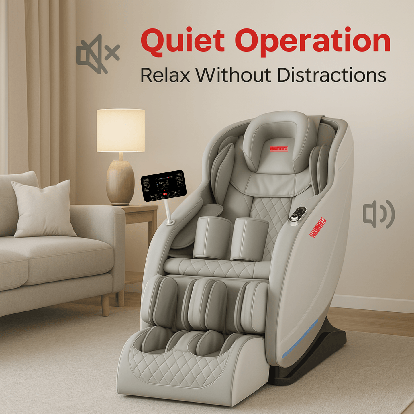 ITOUCH AI Full Body Massage Chair – Medical Grade, 10,000+ Hours Motor Life