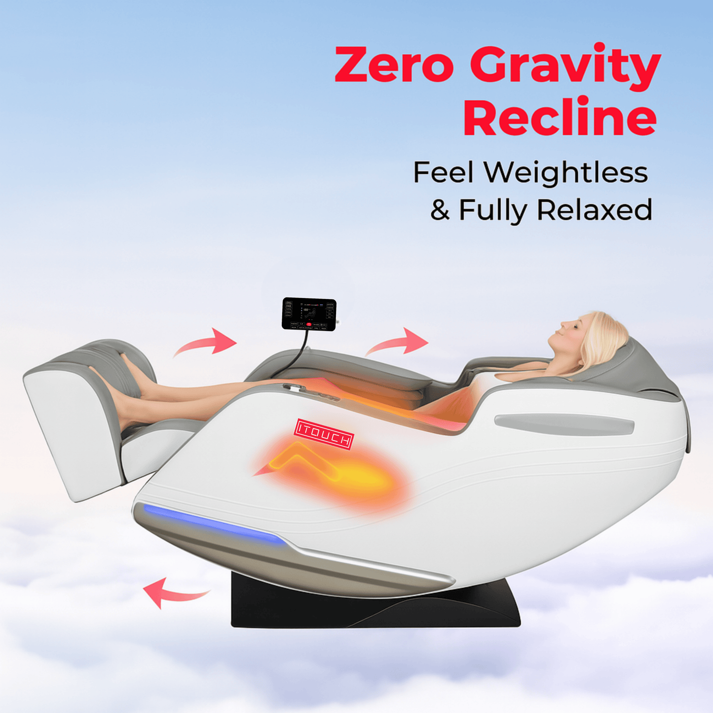 ITOUCH AI Full Body Massage Chair – Medical Grade, 10,000+ Hours Motor Life