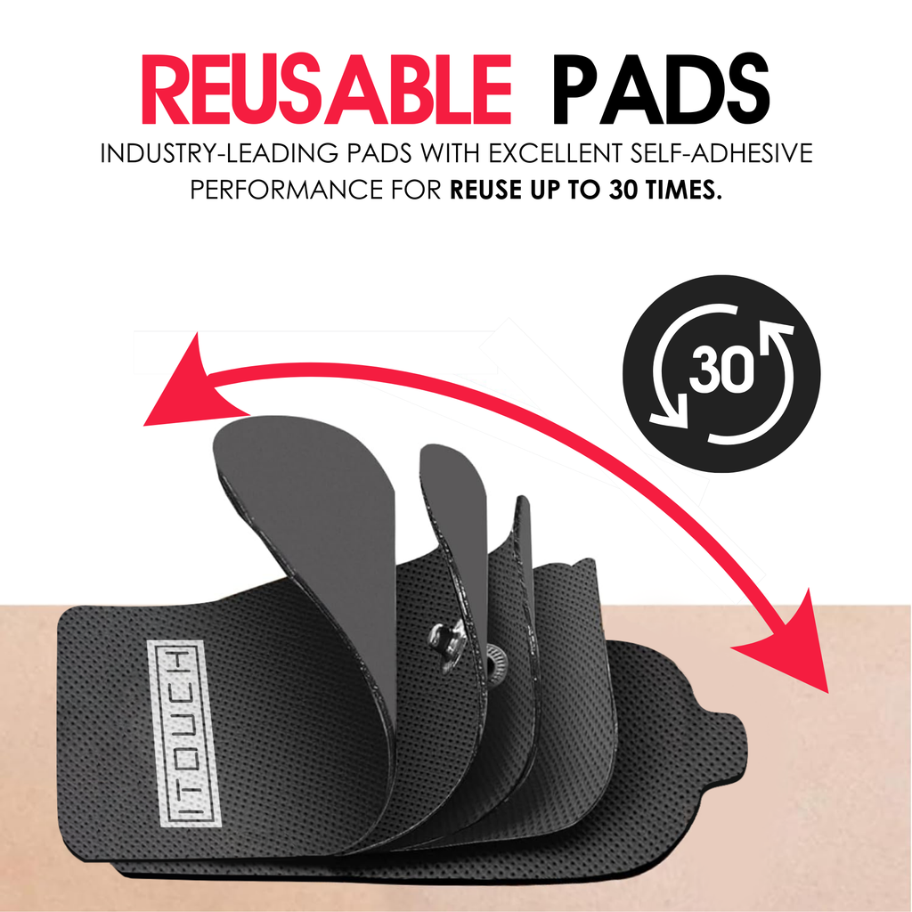 (1 Pair / 2 Pcs)Extra Large-Size Replacement TENS Unit Electrode Pads