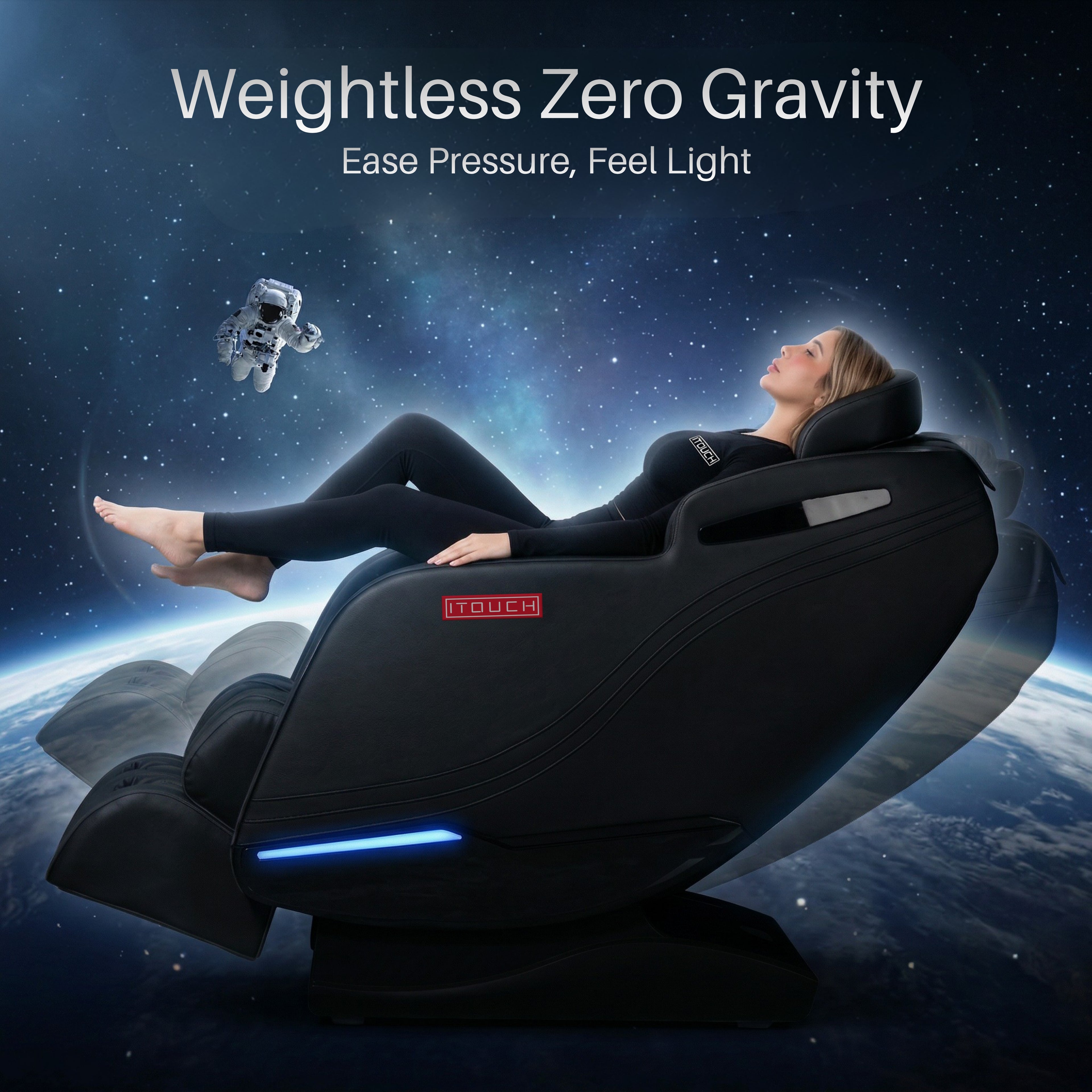 AI Massage Chair (Model VD-8300) Black