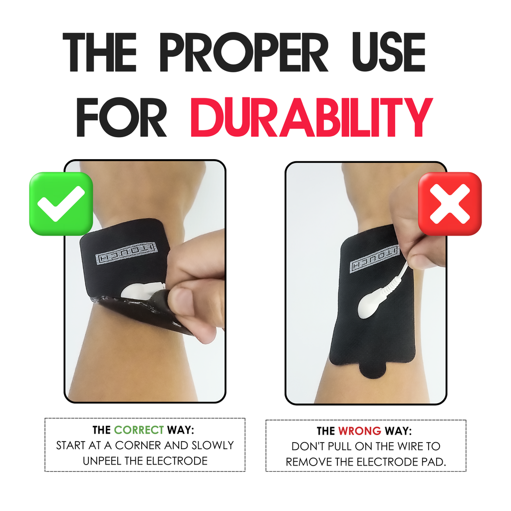 (1 Pair / 2 Pcs)Extra Large-Size Replacement TENS Unit Electrode Pads