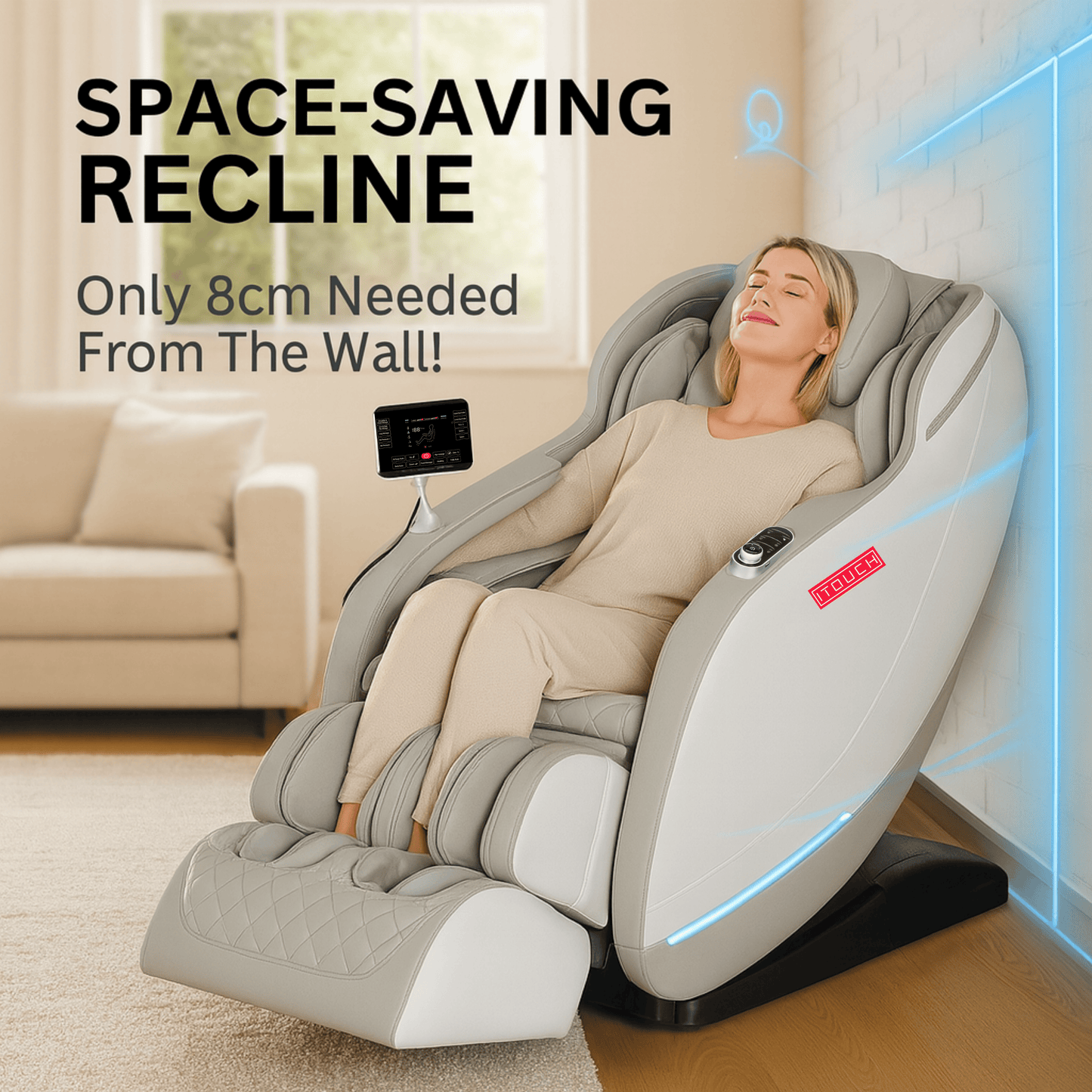 ITOUCH AI Full Body Massage Chair – Medical Grade, 10,000+ Hours Motor Life