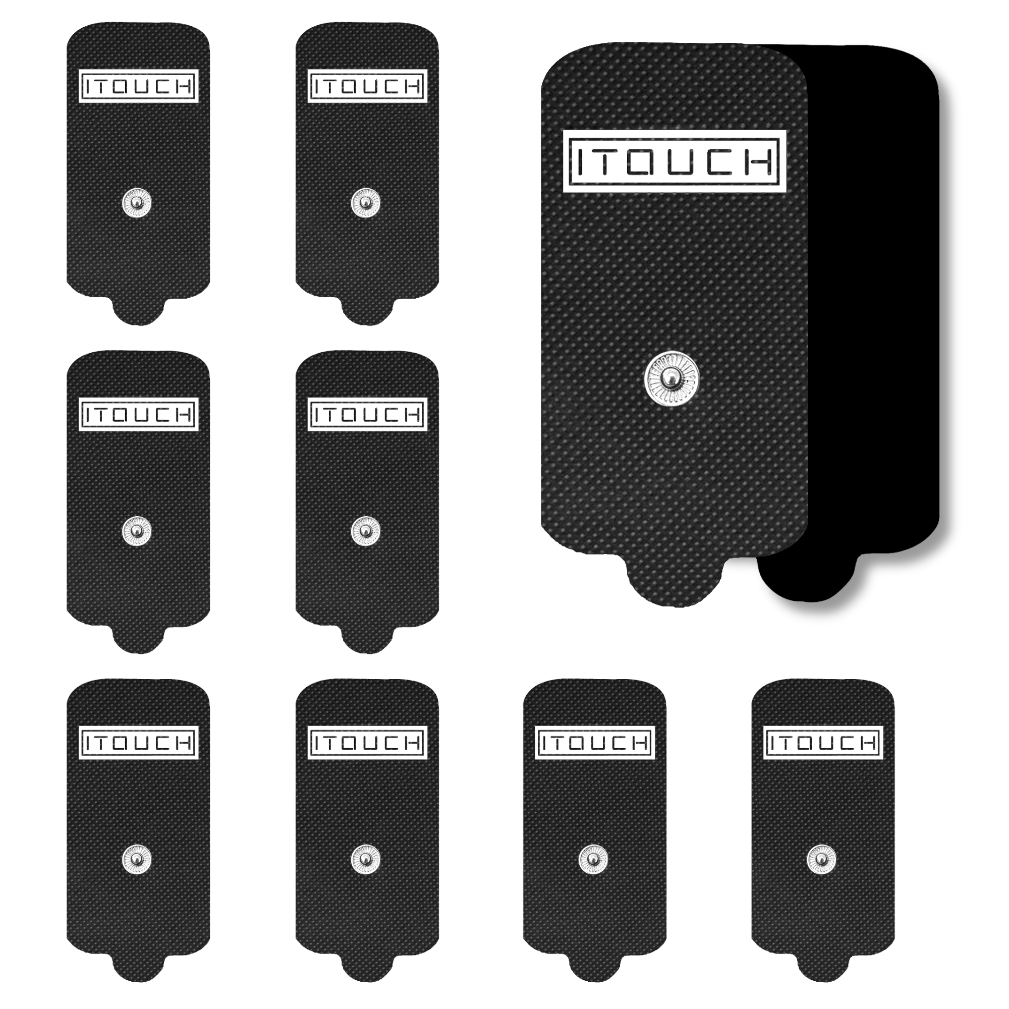 (5 Pair / 10 Pcs)Extra Large-Size Replacement TENS Unit Electrode Pads