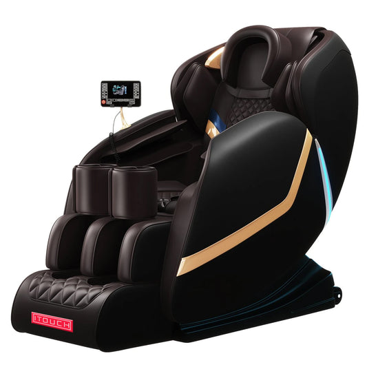 Relaxo Electric Chair Massager with Heat Therapy, Full Body Massage, touch control and Bluetooth Speaker
